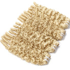 Burmese Curly Luxury Natural Hair Weft – 100% Virgin Human Hair / Wig Platinum Blonde LINKTOWIG