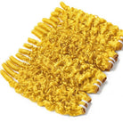 Burmese Curly Luxury Natural Hair Weft – 100% Virgin Human Hair / Wig Yellow LINKTOWIG