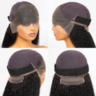 Coarse Yaki HD Lace Super Natural Lace Frontal Human Hair Wigs Black LINKTOWIG