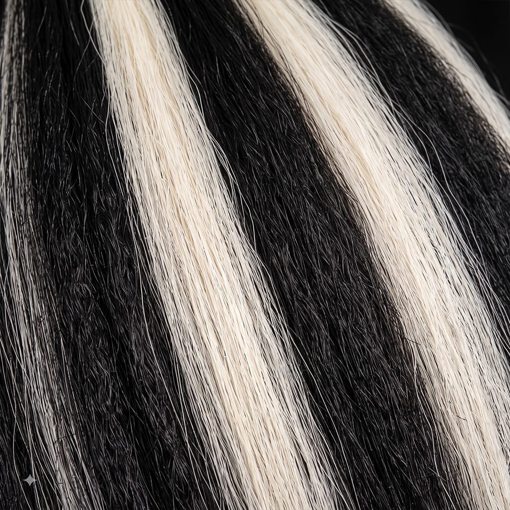 Coarse Yaki HD Lace Super Natural Lace Frontal Human Hair Wigs Black and grey blended highlights LINKTOWIG