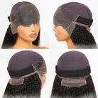 Coarse Yaki HD Lace Super Natural Lace Frontal Human Hair Wigs Dark Roots LINKTOWIG