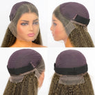 Coarse Yaki HD Lace Super Natural Lace Frontal Human Hair Wigs Honey Brown LINKTOWIG