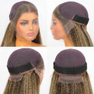 Coarse Yaki HD Lace Super Natural Lace Frontal Human Hair Wigs Medium Chestnut Brown LINKTOWIG
