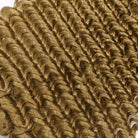 Deep Wave 100% Raw Virgin  Human Hair Bundles - (No Weft) Bulk Hair / Ash Brown LINKTOWIG