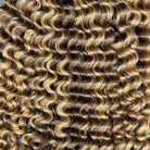 Deep Wave 100% Raw Virgin  Human Hair Bundles - (No Weft) Bulk Hair / Chocolate Brown LINKTOWIG