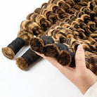 Deep Wave 100% Raw Virgin  Human Hair Bundles - (No Weft) Bulk Hair / Chocolate Brown LINKTOWIG