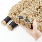 Deep Wave 100% Raw Virgin  Human Hair Bundles - (No Weft) Bulk Hair / Platinum Blonde LINKTOWIG