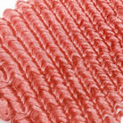Deep Wave Bob Side Part  HD Lace Front Wig 100% Virgin Human Hair / Bubblegum Pink LINKTOWIG