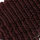 Deep Wave Bob Side Part  HD Lace Front Wig 100% Virgin Human Hair / Burgundy LINKTOWIG