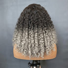 Deep Wave Bob Side Part  HD Lace Front Wig 100% Virgin Human Hair / Dark Roots LINKTOWIG