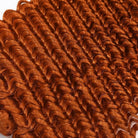 Deep Wave Bob Side Part  HD Lace Front Wig 100% Virgin Human Hair / Ginger Orange LINKTOWIG