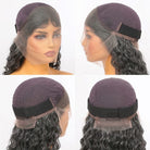 Deep Wave Bob Side Part  HD Lace Front Wig 100% Virgin Human Hair / Silver Grey LINKTOWIG