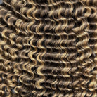 Deep Wave Hair Bundles / Feather Hair Extensions — 100% Virgin Human Hair / Chocolate Brown LINKTOWIG