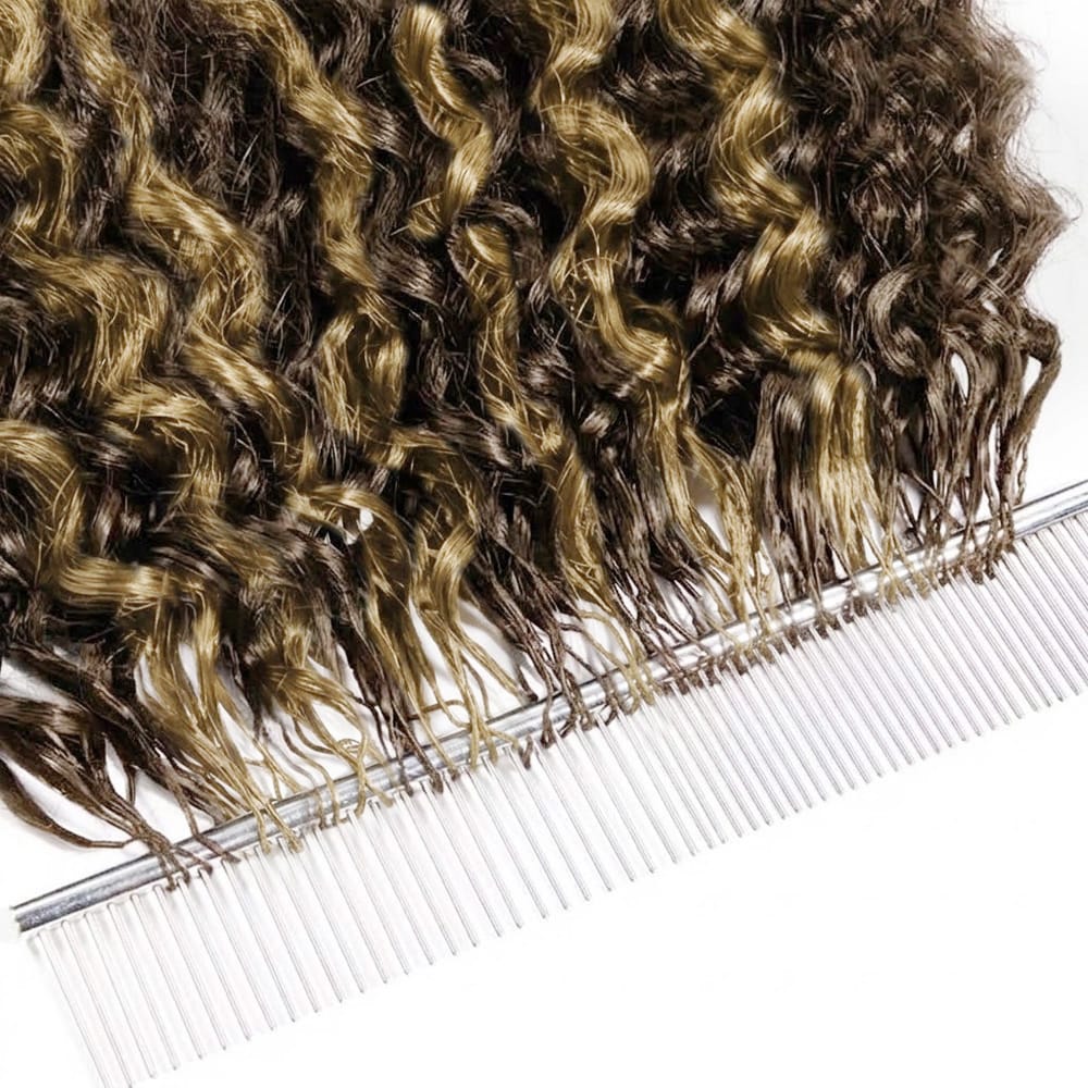 Deep Wave Hair Bundles / Feather Hair Extensions — 100% Virgin Human Hair / Chocolate Brown LINKTOWIG