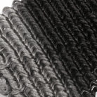 Deep Wave Hair Bundles / Feather Hair Extensions — 100% Virgin Human Hair / Dark Roots LINKTOWIG