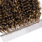 Deep Wave Hair Bundles / Feather Hair Extensions — 100% Virgin Human Hair / Honey Blonde Highlights LINKTOWIG