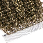 Deep Wave Hair Bundles / Feather Hair Extensions — 100% Virgin Human Hair / Piano Highlight Silver Grey LINKTOWIG