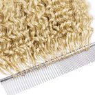 Deep Wave Hair Bundles / Feather Hair Extensions — 100% Virgin Human Hair / Platinum Blonde LINKTOWIG