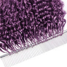 Deep Wave Hair Bundles / Feather Hair Extensions — 100% Virgin Human Hair / Violet Purple LINKTOWIG