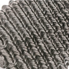 Deep Wave HD Lace Super Natural Lace Frontal Human Hair Wigs Charcoal Grey LINKTOWIG