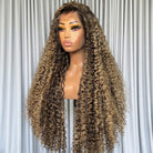 Deep Wave HD Lace Super Natural Lace Frontal Human Hair Wigs Chocolate Brown LINKTOWIG