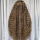 Deep Wave HD Lace Super Natural Lace Frontal Human Hair Wigs Chocolate Brown LINKTOWIG