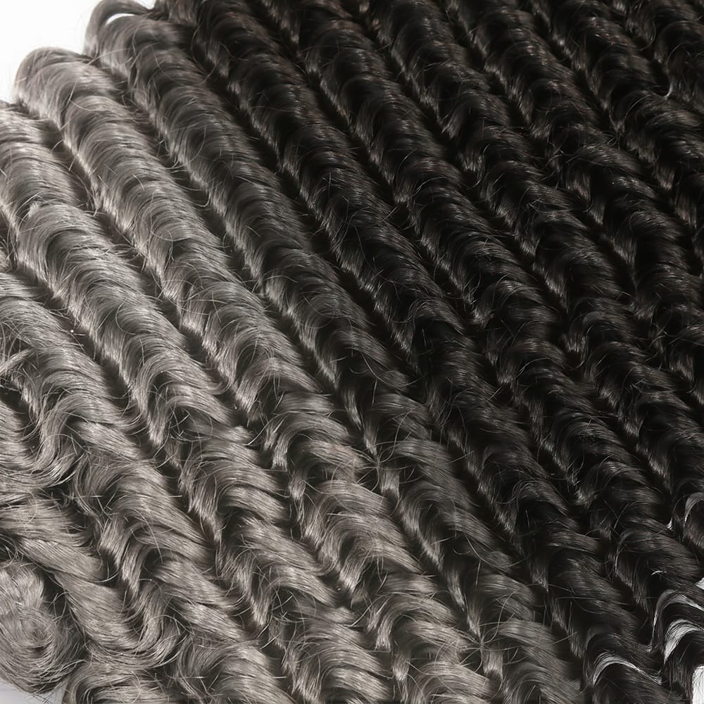 Deep Wave HD Lace Super Natural Lace Frontal Human Hair Wigs Dark Roots LINKTOWIG