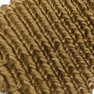 Deep Wave HD Lace Super Natural Lace Frontal Human Hair Wigs Olive Green Blonde LINKTOWIG