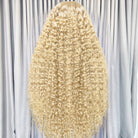 Deep Wave HD Lace Super Natural Lace Frontal Human Hair Wigs Platinum Blonde LINKTOWIG