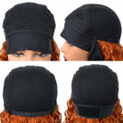 Deep Wave Headband Human Hair Wig (Glueless, Ready-to-Wear) Natural Ginger Orange LINKTOWIG