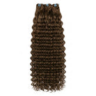 Deep Wave Luxury Natural Hair Weft – 100% Virgin Human Hair / Wig aramel Balayage Highlights LINKTOWIG