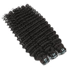 Deep Wave Luxury Natural Hair Weft – 100% Virgin Human Hair / Wig Black LINKTOWIG