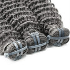 Deep Wave Luxury Natural Hair Weft – 100% Virgin Human Hair / Wig Charcoal Grey LINKTOWIG