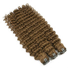 Deep Wave Luxury Natural Hair Weft – 100% Virgin Human Hair / Wig Chocolate Brown LINKTOWIG