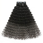 Deep Wave Luxury Natural Hair Weft – 100% Virgin Human Hair / Wig Dark Roots LINKTOWIG