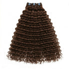 Deep Wave Luxury Natural Hair Weft – 100% Virgin Human Hair / Wig Espresso Brown LINKTOWIG