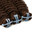 Deep Wave Luxury Natural Hair Weft – 100% Virgin Human Hair / Wig Espresso Brown LINKTOWIG