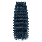 Deep Wave Luxury Natural Hair Weft – 100% Virgin Human Hair / Wig Midnight Blue LINKTOWIG