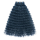 Deep Wave Luxury Natural Hair Weft – 100% Virgin Human Hair / Wig Midnight Blue LINKTOWIG