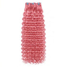 Deep Wave Luxury Natural Hair Weft – 100% Virgin Human Hair / Wig pink LINKTOWIG