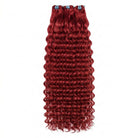 Deep Wave Luxury Natural Hair Weft – 100% Virgin Human Hair / Wig Ruby Red LINKTOWIG