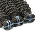 Deep Wave Luxury Natural Hair Weft – 100% Virgin Human Hair / Wig Silver Grey LINKTOWIG