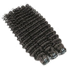 Deep Wave Luxury Natural Hair Weft – 100% Virgin Human Hair / Wig Silver Grey LINKTOWIG