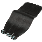 Hair Weft Luxury Natural Straight  — 100% Virgin Human Hair Extensions Black LINKTOWIG