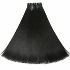 Hair Weft Luxury Natural Straight  — 100% Virgin Human Hair Extensions Black LINKTOWIG