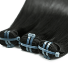 Hair Weft Luxury Natural Straight  — 100% Virgin Human Hair Extensions Black LINKTOWIG