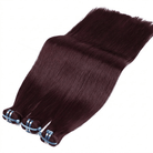 Hair Weft Luxury Natural Straight  — 100% Virgin Human Hair Extensions Burgundy LINKTOWIG