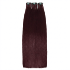 Hair Weft Luxury Natural Straight  — 100% Virgin Human Hair Extensions Burgundy LINKTOWIG