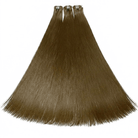 Hair Weft Luxury Natural Straight  — 100% Virgin Human Hair Extensions Chocolate Brown LINKTOWIG