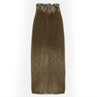 Hair Weft Luxury Natural Straight  — 100% Virgin Human Hair Extensions Chocolate Brown LINKTOWIG